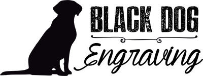 Black Dog Engraving