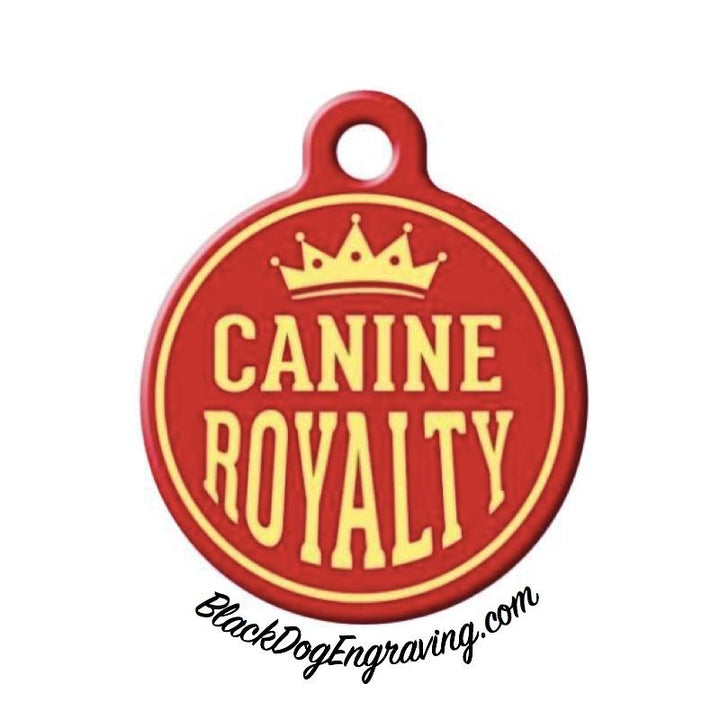 Canine Royalty Engraved Pet ID Tag