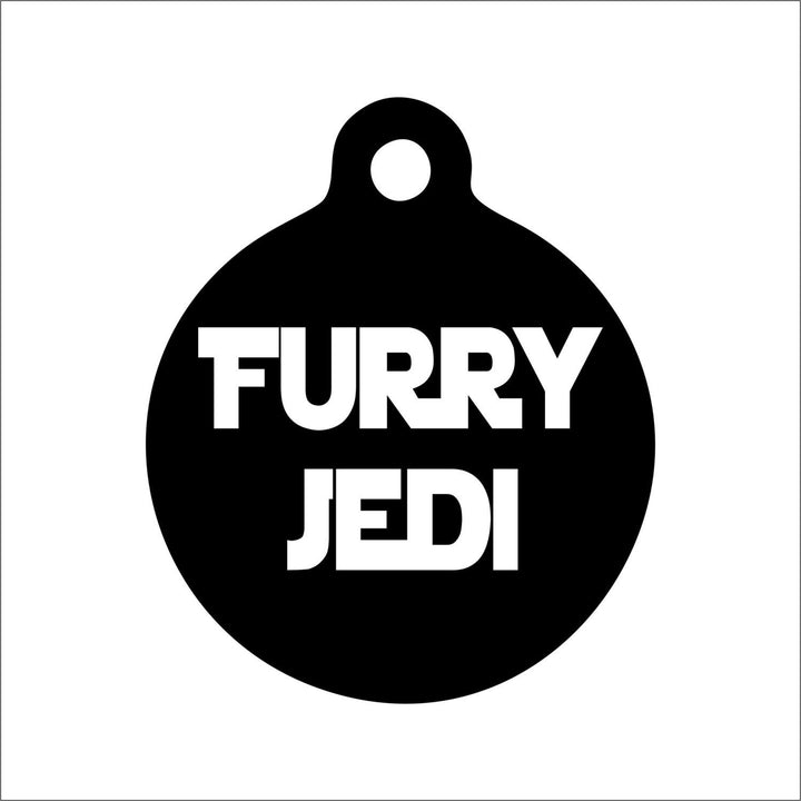 Furry Jedi Dog Tag