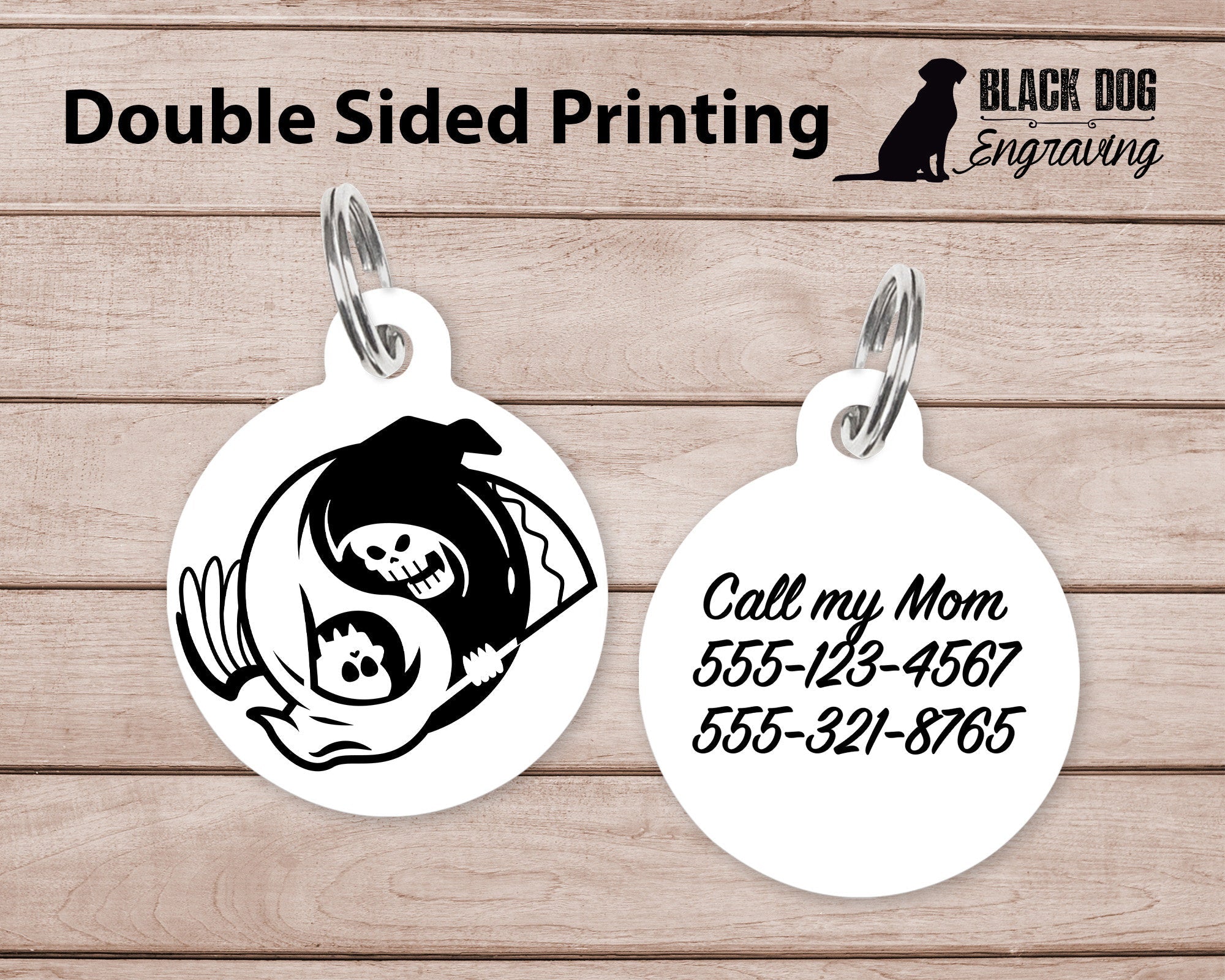 Black Dog Engraving