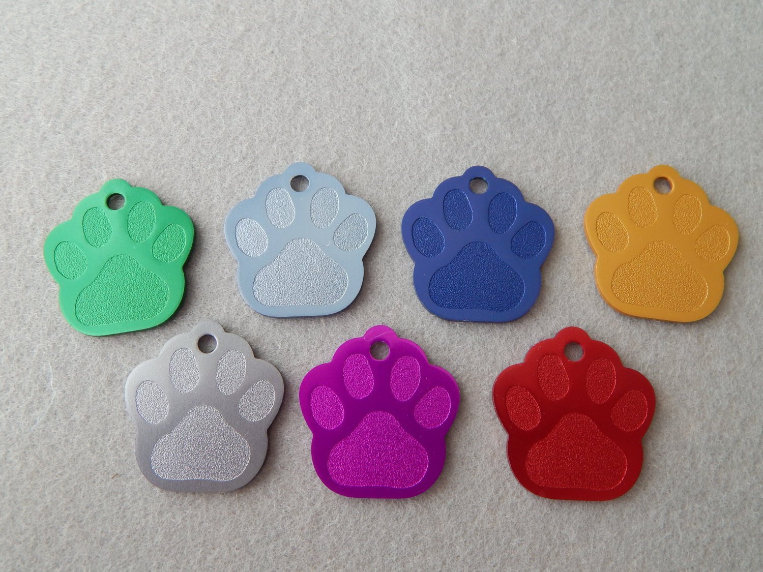 Paw print dog tag outlet
