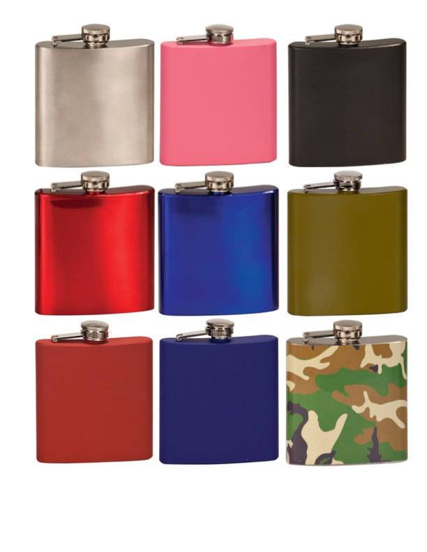 Personalized Cocktail Witch Halloween Flask - Black Dog Engraving