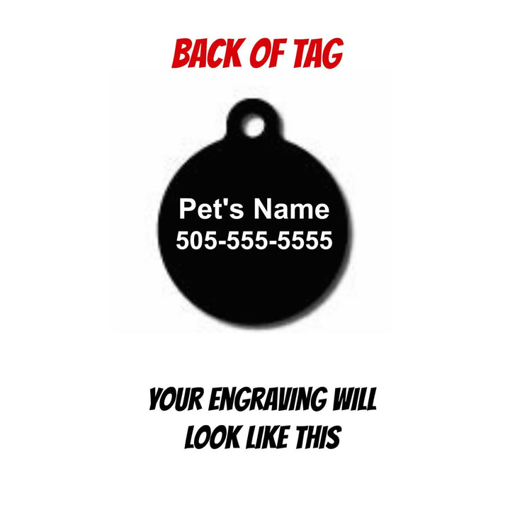 Rescue Adopted Pet Engraved Pet ID Tag